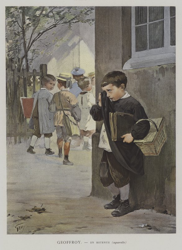 En Retenue von Henry Jules Jean (after) Geoffroy