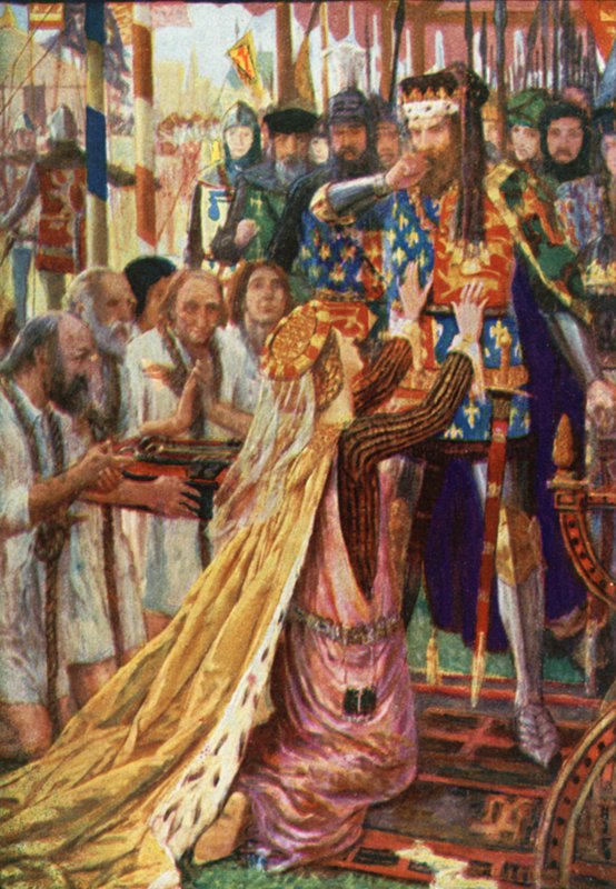 König Edward III. in Calais von Henry Justice Ford