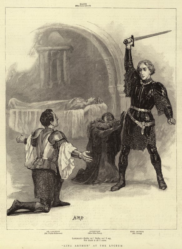 König Artus am Lyceum von Henry Marriott Paget