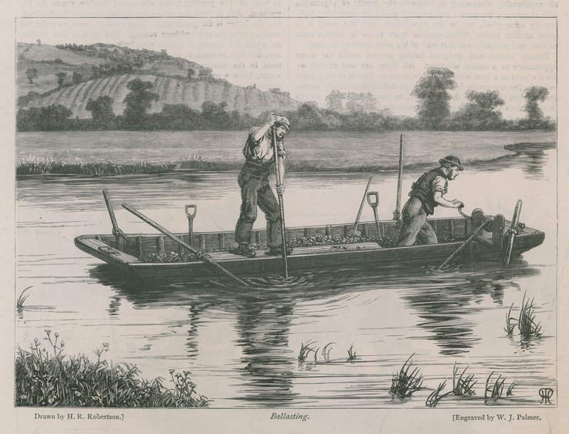 Ballastieren auf der Themse von Henry Robert Robertson