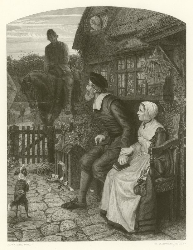 Zurück von Marston Moor von Henry Wallis