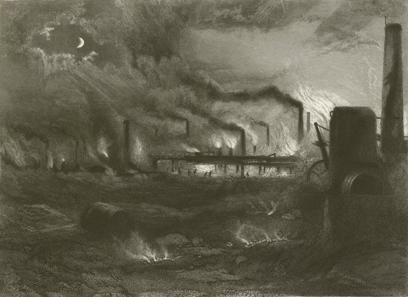 Das Schwarze Land, in der Nähe von Bilston von Henry Warren