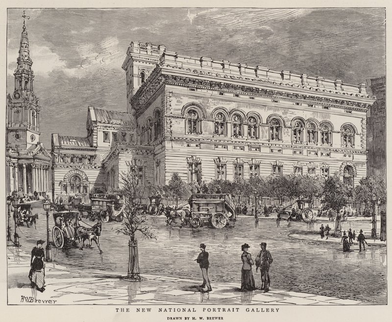 Die Neue National Portrait Gallery von Henry William Brewer