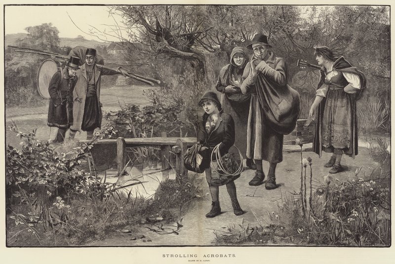 Spazierakrobaten von Herbert Gandy