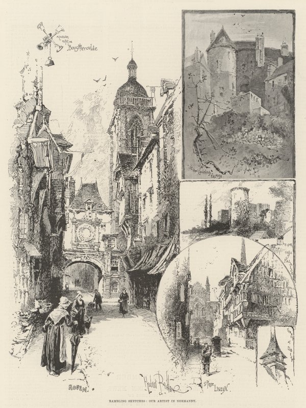 Streifzüge, Unser Künstler in der Normandie von Herbert Railton