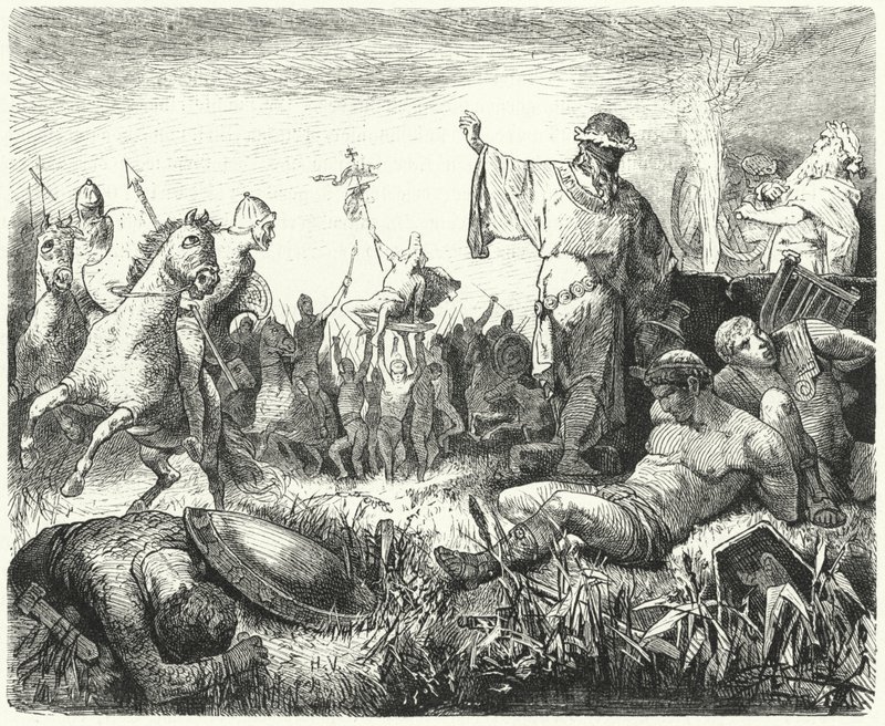 Parther feiern einen Sieg von Hermann Vogel
