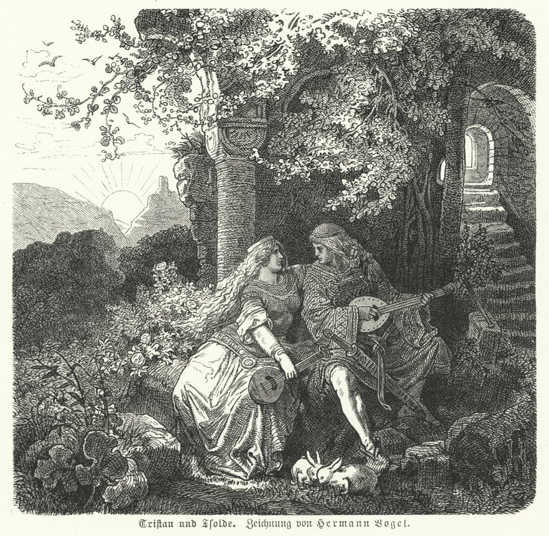 Tristan und Isolde von Hermann Vogel