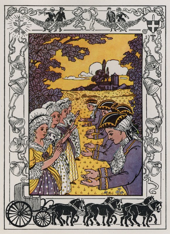 Die Schlüssel des Himmels (Farblithografie) von Hilda Broughton