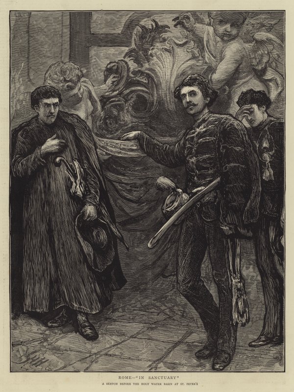 Rom, im Heiligtum von Hubert von Herkomer