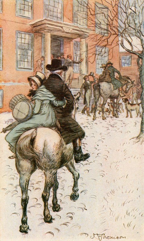 Ankünfte im Roten Haus von Hugh Thomson