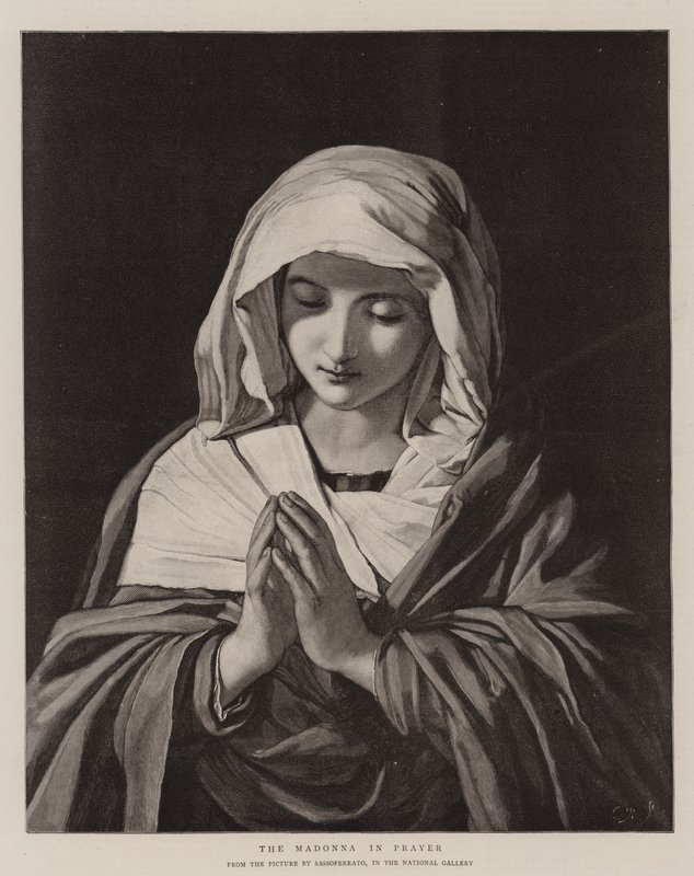 Die Madonna im Gebet von Il Sassoferrato