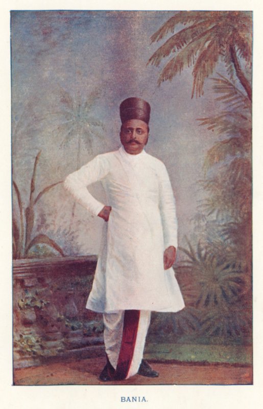 Indische Eingeborene: Bania von Indian photographer