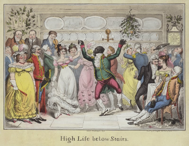 High Life unter den Treppen von Isaac Robert Cruikshank
