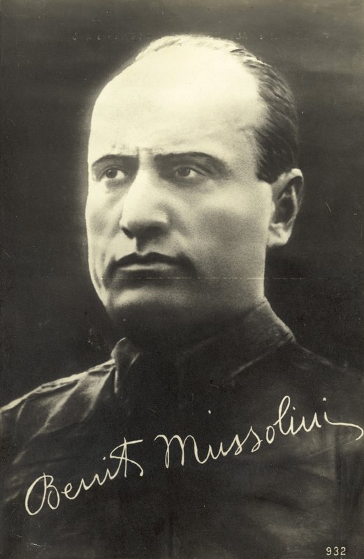 Benito Mussolini von Italian Photographer