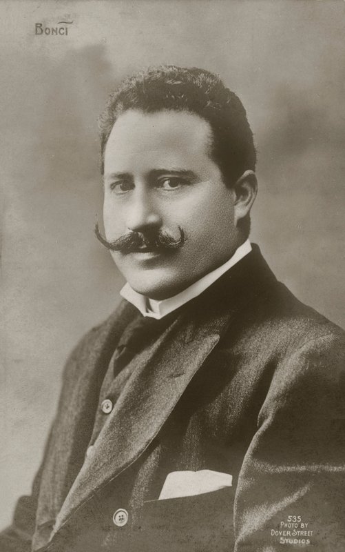 Alessandro Bonci, italienischer Opernsänger von Italian Photographer