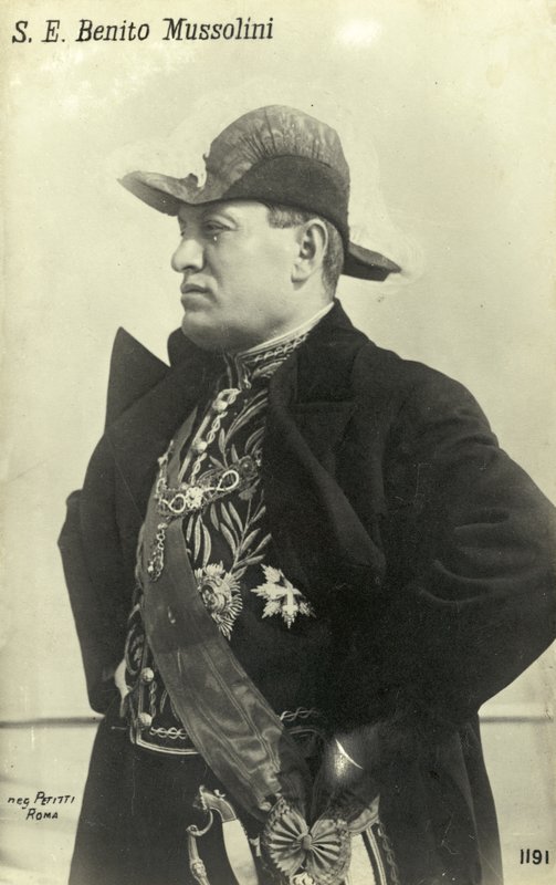Benito Mussolini von Italian Photographer