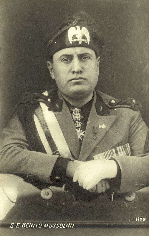 Benito Mussolini von Italian Photographer
