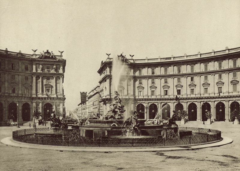 Exedra oder Piazza della Repubblica von Italian Photographer