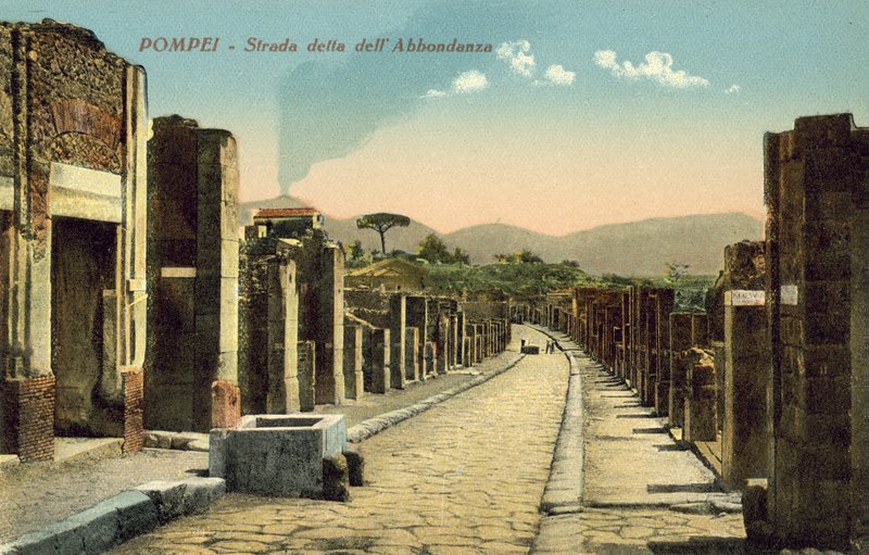 Pompei, Italien, Strada Detta Dell Abbondanza von Italian Photographer