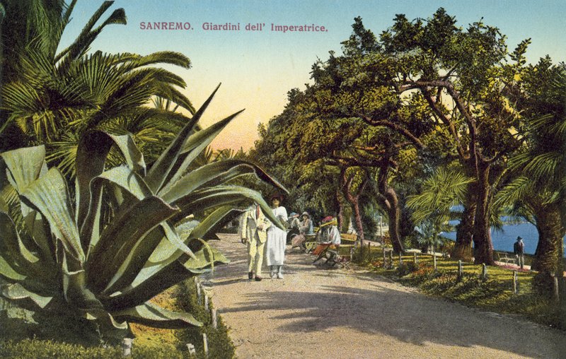 San Remo, Italien, Giardini Del Imperatrice von Italian Photographer