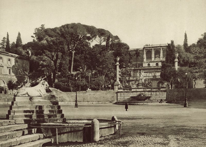 Piazza del Popolo, Der Pincio von Italian Photographer