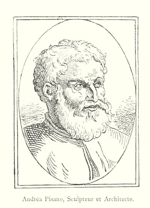 Andrea Pisano, Bildhauer und Architekt (Stich) von Italian School
