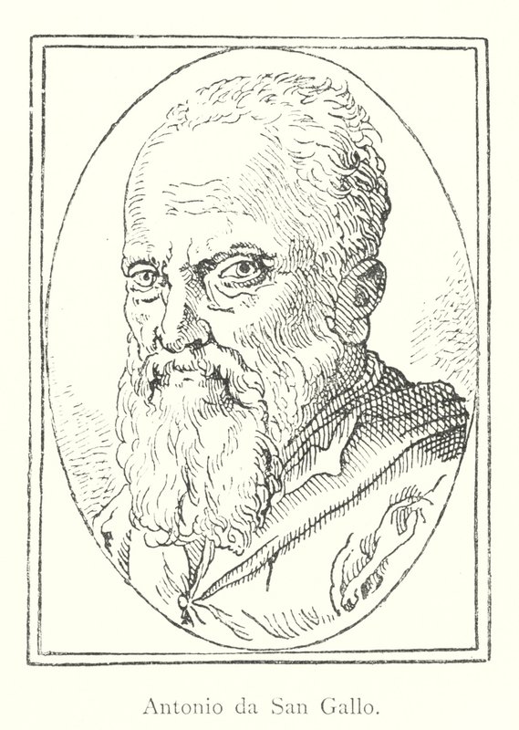 Antonio da San Gallo (Stich) von Italian School