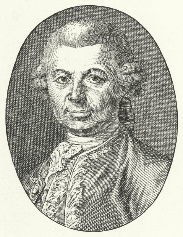 Carlo Gozzi, italienischer Dramatiker (Stich) von Italian School