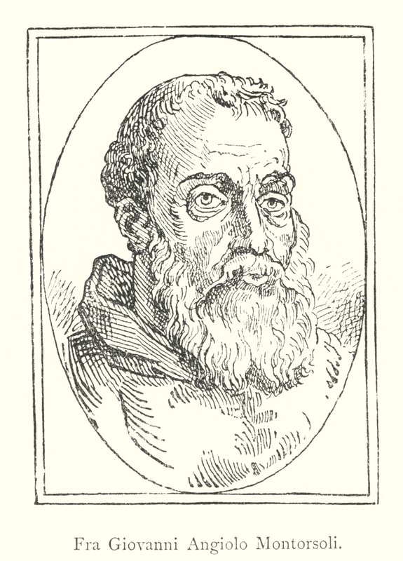 Fra Giovanni Angelo Montorsoli (Gravur) von Italian School