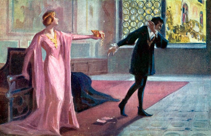 Hamlet und Ophelia von Italian School