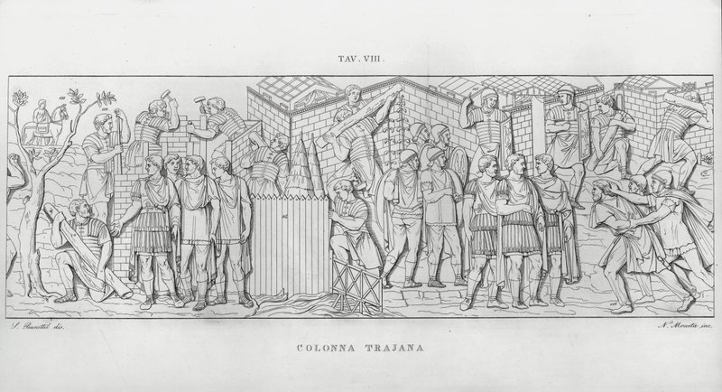 Die Trajanssäule von Italian School