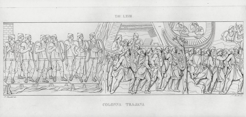 Die Trajanssäule von Italian School