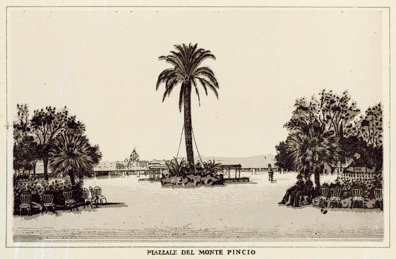 Rom: Piazzale Del Monte Pincio von Italian School