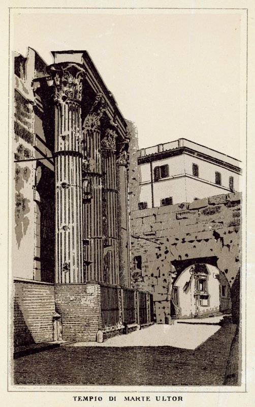 Rom: Tempio Di Marte Ultor von Italian School