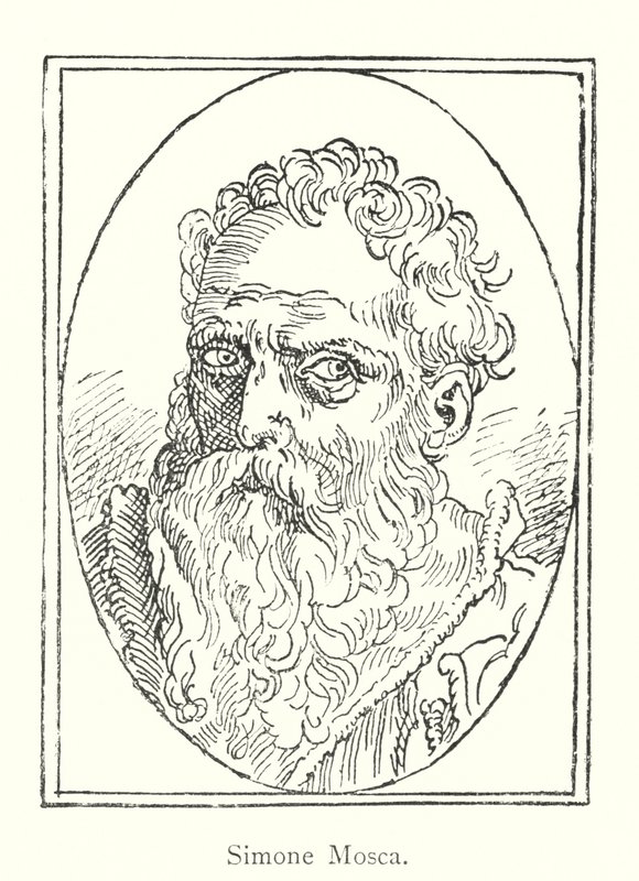 Simone Mosca (Gravur) von Italian School