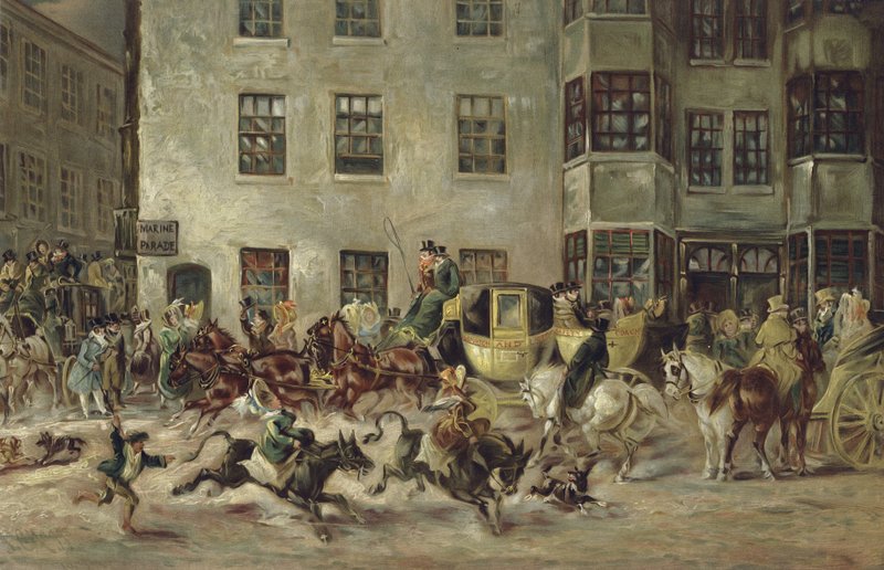 Die Marine Parade, Brighton von J.C. Maggs