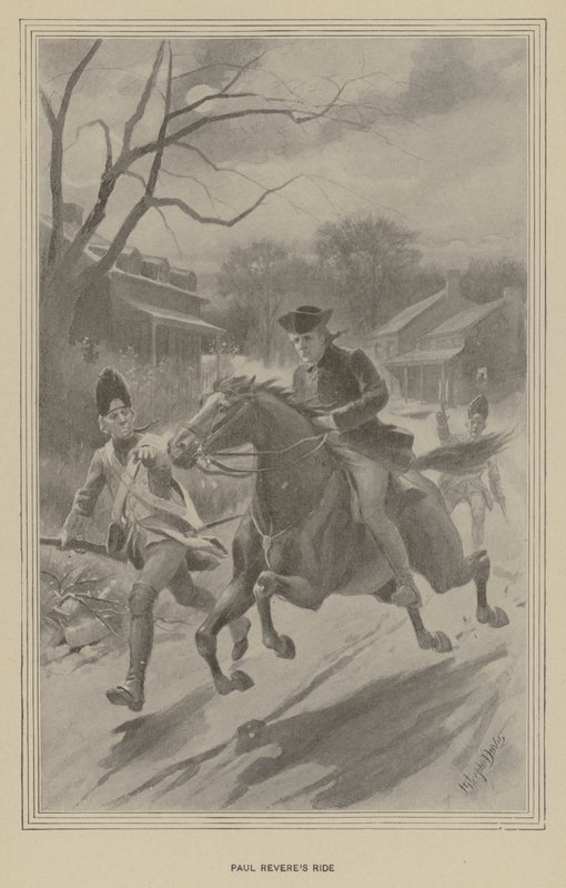 Paul Reveres Ritt von J. (after) Steeple Davis
