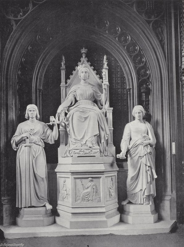 Statue von Königin Victoria von J. Benjamin Stone