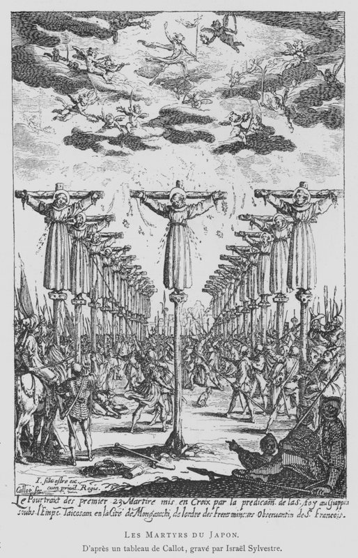 Die Märtyrer von Japan von Jacques Callot