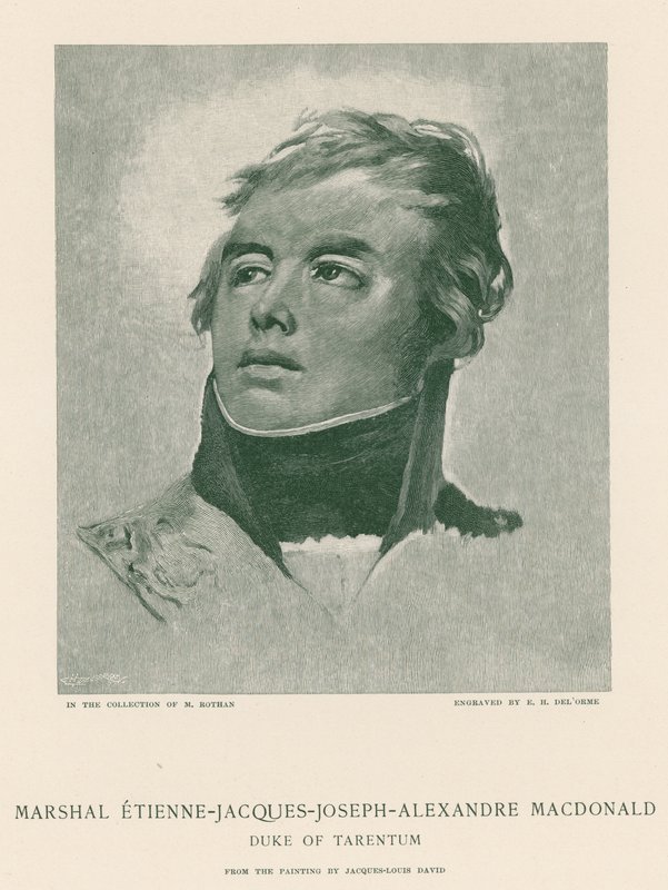 Marschall Etienne-Jacques-Joseph-Alexandre Macdonald von Jacques Louis David