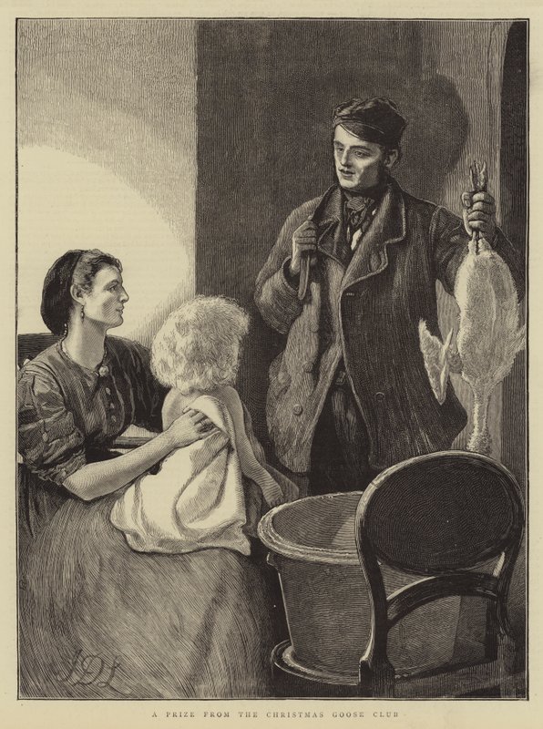 Ein Preis vom Weihnachtsgänseclub von James Dromgole Linton