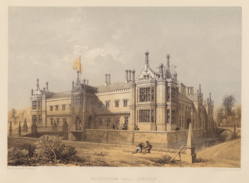 Helmingham Hall, Suffolk von James Duffield Harding