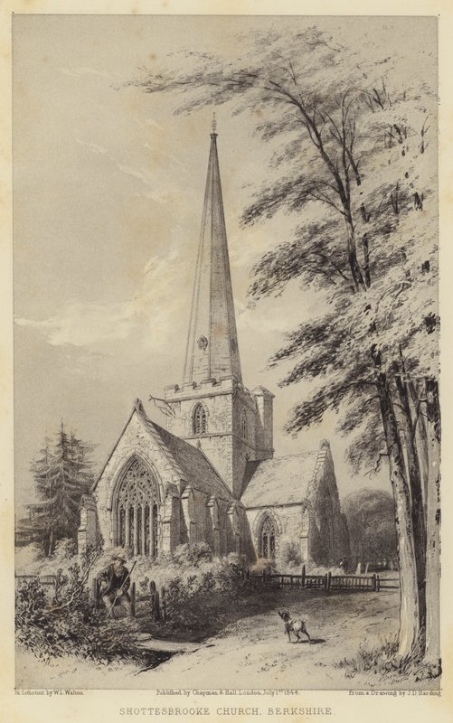 Shottesbrooke Kirche, Berkshire von James Duffield Harding