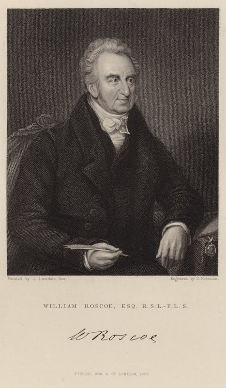 Porträt von William Roscoe von James Lonsdale