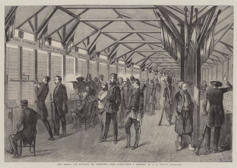 Das jüngste Tir National in Vincennes, nahe Paris von Jean Adolphe Beauce