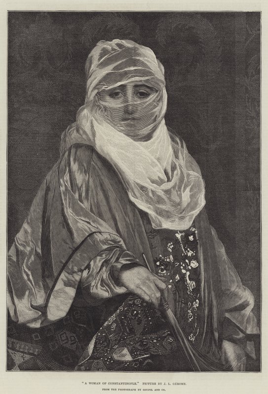 Eine Frau aus Konstantinopel von Jean Leon Gerome