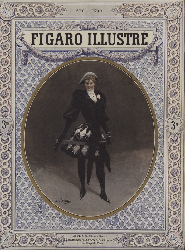Harlekin Ende des Jahrhunderts von Jean Beraud