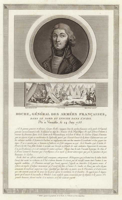 Porträt von Lazare Hoche von Jean Duplessi Bertaux