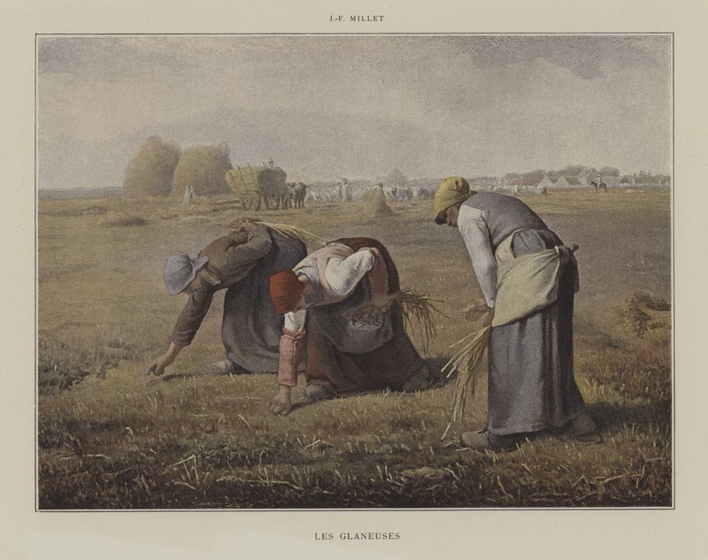 Die Ährenleserinnen von Jean Francois Millet