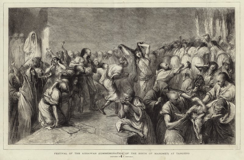 Fest der Aissawah von Jean Francois Portaels